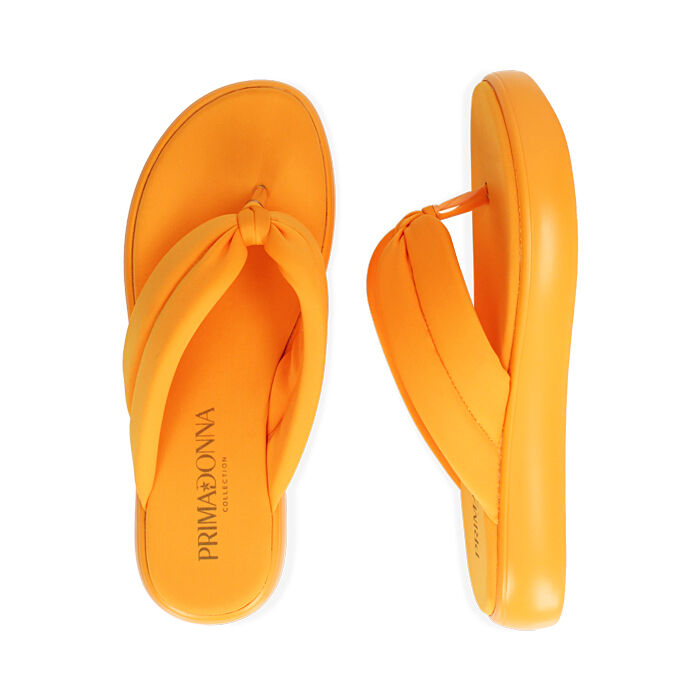 Tong orange femme shop