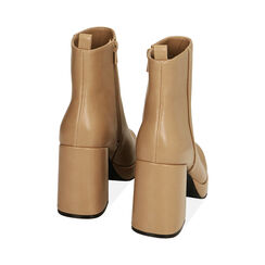 Ankle boots beige, tacco 9,5 cm , Primadonna, 204908706EPBEIG037, 003 preview