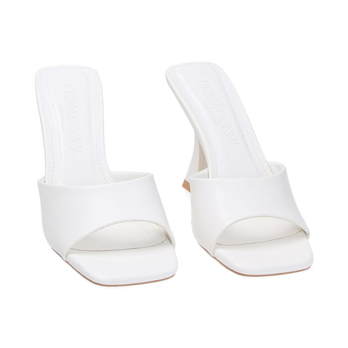 Mules Open Toe femme blanches Primadonna Collection