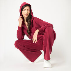 Felpa donna bordeaux in tessuto, Primadonna, 25L202304TSBORDM, 003 preview
