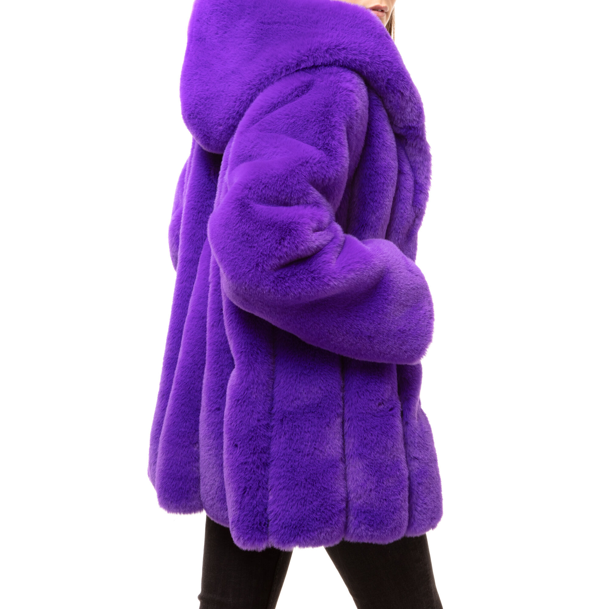 Donna Abbigliamento da Cappotti da Pellicce e ecopellicce Pelliccia donna coloreMarc Jacobs in Pelliccia di colore Viola 