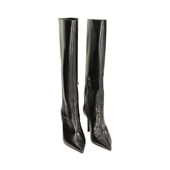 Stivali donna neri a punta tacco 10 cm Primadonna Collection