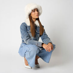 Giubino in denim jeans con dettagli esclusivi, Primadonna, 26B466208TSJEANL, 003 preview
