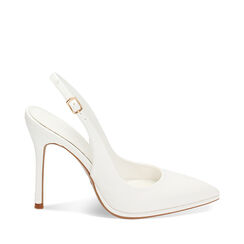 Zapatos de tacón Bailarinas blancos, Special Price, 232186203EPBIAN039, 001a