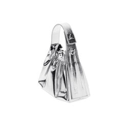 Mini bag donna argento in laminato, Primadonna, 255126324LMARGEUNI, 003 preview