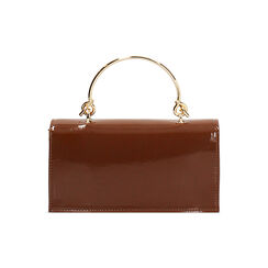 Mini sac marron avec bandouli&egrave;re amovible, Primadonna, 275126713VEMARRUNI, 004 preview