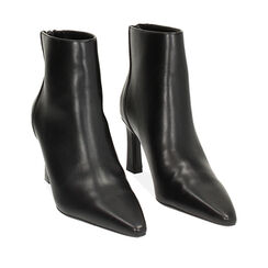 Tronchetto nero, tacco 8,5 cm, Primadonna, 242140101EPNERO035, 002a