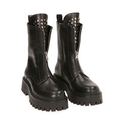 Bikers noires, talon 4,5 cm , Primadonna, 180628921EPNERO036, 002 preview