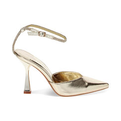 CALZATURA DECO. SLINGBACK LAMINATO OROG, Primadonna, 232193601LMOROG036, 001 preview