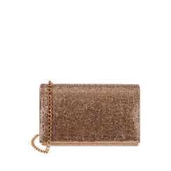 Pochette rosa oro con strass, Primadonna, 215108825LMRAORUNI, 001a