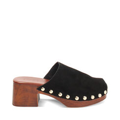 Zuecos negros tac&oacute;n 6 cm, Primadonna, 274907001MFNERO035, 001a