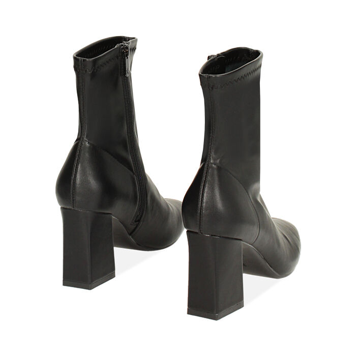 Tronchetto Nero Tacco Largo 7 5 Cm I Primadonna Collection Tronchetto Nero Tacco Largo 7 5 Cm I Primadonna Collection