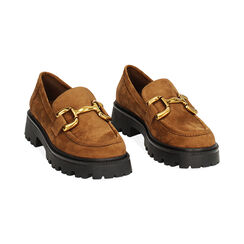 Mocassin cognac haut en microfibre, Primadonna, 244954311MFCOGN035, 002 preview
