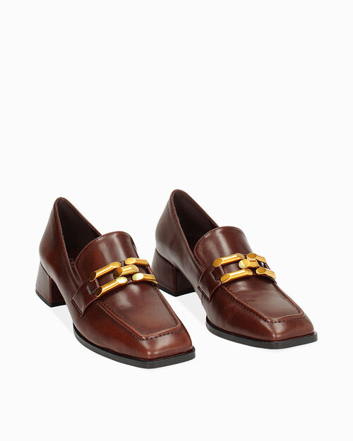 ZAPATOS MOCASIN SINTETICO COGN, COGNAC