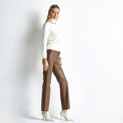 Pantaloni marroni a zampa, Primadonna, 22C923006EPMARRL, 004 preview