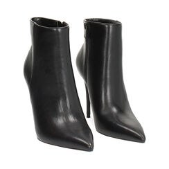 Tronchetto nero con tacco a spillo di 10,5 cm, Primadonna, 262130650EPNERO036, 005 preview