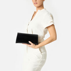 Pochette donna nera in vernice, Primadonna, 255126220VENEROUNI, 002a