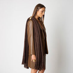 Sciarpa in tessuto testa di moro da donna, Primadonna, 26B419803TSMOROUNI, 003 preview