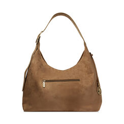 Borsa a spalla taupe con tasche capienti, Borse, 275700597MFTAUPUNI, 003 preview