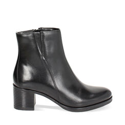 Boot noire en cuir, Primadonna, 24N470010PENERO036, 001a