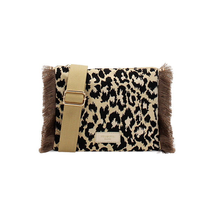 Trousse femme léopard en tissu, Primadonna, 252324537TSLEOPUNI