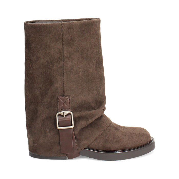 WOMEN SHOES BIKER MICROFIBER MORO, Primadonna, 260624101MFMORO036