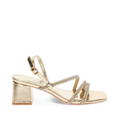 Sandale à talon pour femme or super élégante, Primadonna, 254941776LPOROG035, 001a