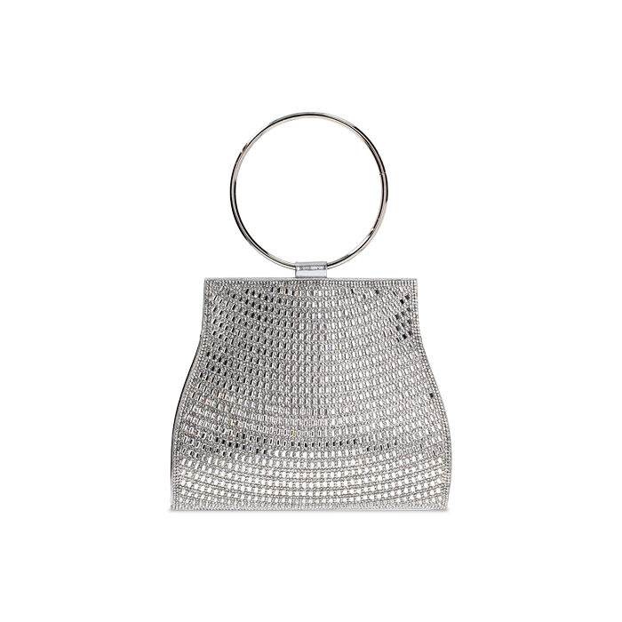 Mini bolso plata con pedrer&iacute;a, Primadonna, 275126454LPARGEUNI