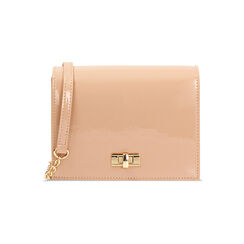 Mini bag nude in vernice, Primadonna, 245126053VENUDEUNI, 001 preview
