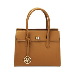 Borsa a mano beige quadrata, Primadonna, 225702482EPBEIGUNI, 001 preview