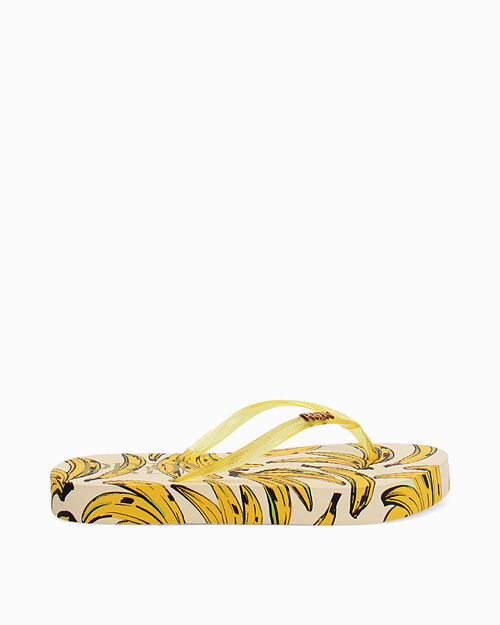 Sandales de plage jaune vif, YELLOW