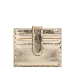 Portafoglio donna oro laminato, Primadonna, 255127712LMOROGUNI, 001a