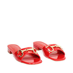WOMEN SHOES FLAT SYNTHETIC PATENT ROSS, Primadonna, 254951308VEROSS035, 002a