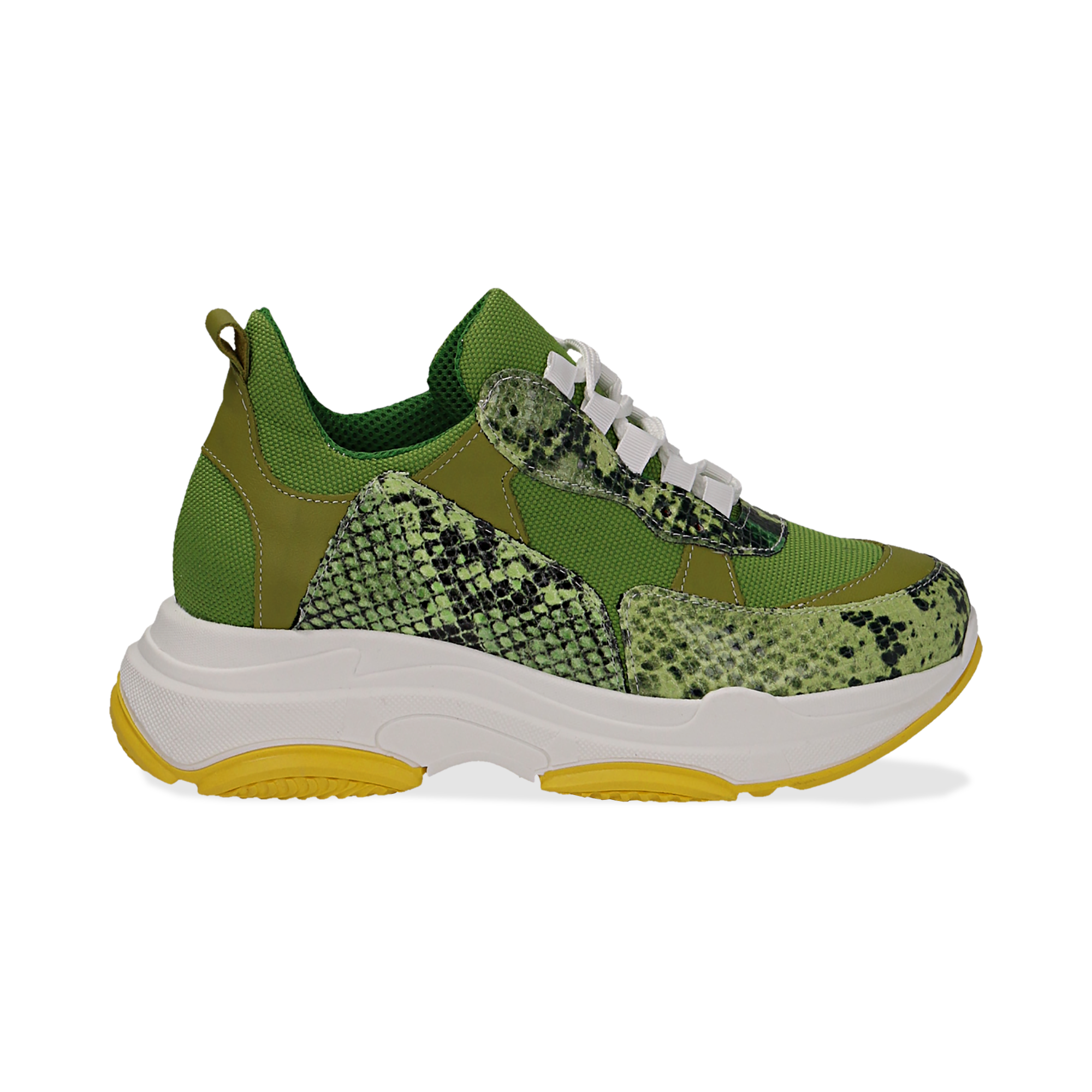 SUN68 Sneakers Donna Z41222 Kate Paillettes 2022 Scarpe in Pelle 37 VERDE  SCURO