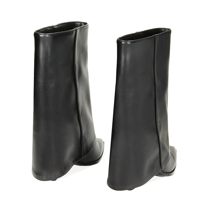 Tronchetti donna neri tacco 9 5 cm Primadonna Collection