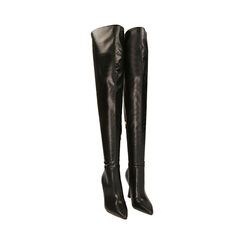 Botas sobre la rodilla negras, tacón 10 cm, Primadonna, 202135908EPNERO035, 002 preview
