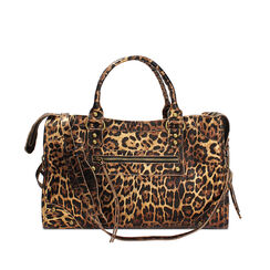 Sac à main femme léopard à la poitrine, Primadonna, 240804507LMLEOPUNI, 001a