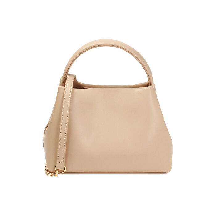 Mini bag donna beige, Primadonna, 255126107EPBEIGUNI