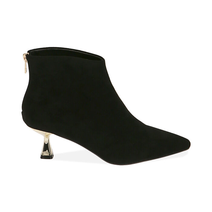 Bottes noires talon 5 cm cheap