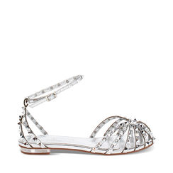Ballerine slingback donna argentate, Primadonna, 25G472056LMARGE035, 001a