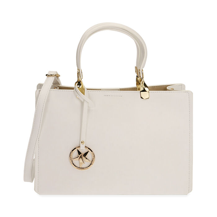 Borsa a mano donna bianca quadrata | Primadonna Collection