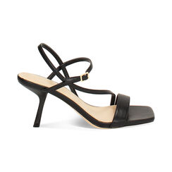 Sandalia con tacón mujer negro moderno, Primadonna, 252137807EPNERO035, 001 preview