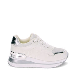 Sneakers bianco argento, Primadonna, 239330502EPBIAR035, 001a