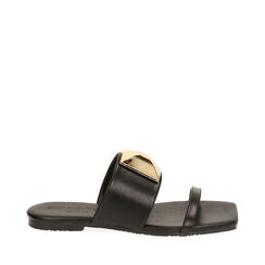ZAPATOS FLAT ECO-PIEL NERO, 194952505EPNERO036, 001a