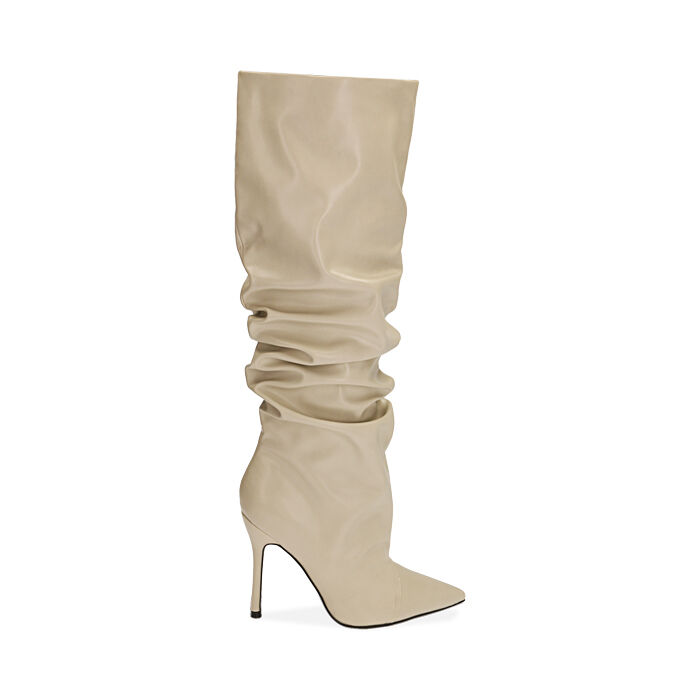 Stivali panna, tacco 10,5 cm , Primadonna, 202186105EPPANN037