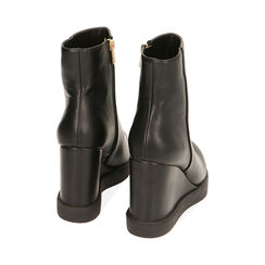Ankle boots neri, zeppa 7,5 cm , Primadonna, 204989101EPNERO036, 003 preview