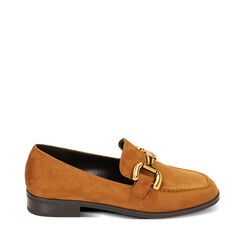 WOMEN SHOES MOCASSINS MICROFIBER COGN, Primadonna, 224986001MFCOGN036, 001a