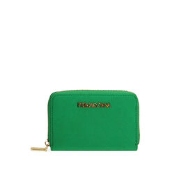 Portafogli verde in tessuto, Primadonna, 215122516LYVERDUNI, 001a
