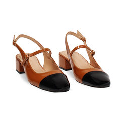 Zapato destalonado cognac tac&oacute;n 4 cm, Zapatos, 274962787VECOGN035, 003 preview