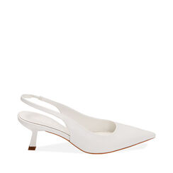 CALZATURA DECO. SLINGBACK SINTETICO BIAN, Primadonna, 212141502EPBIAN035, 001a